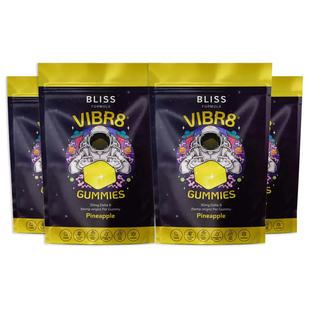 VIBR8® Gummies 15 Pack (3000mg Delta 8) 4 PACK