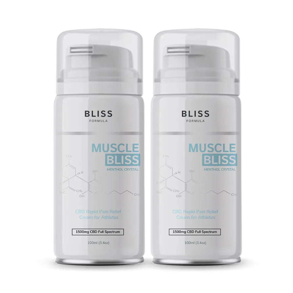 2 x Units - Muscle Bliss®  (Sports Cream) 1500mg CBD 100ml
